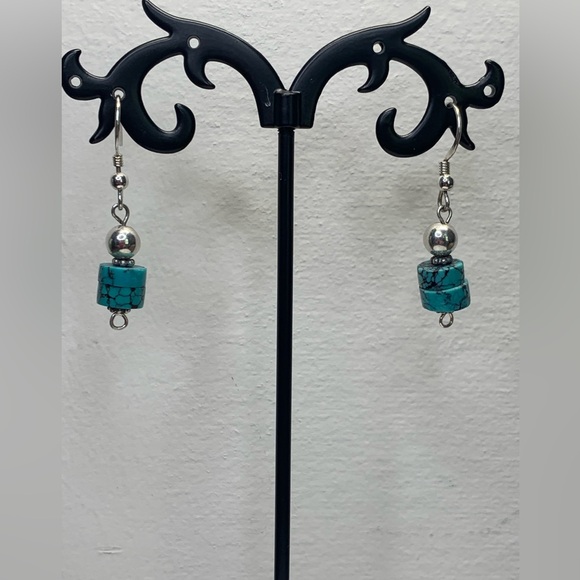 Silpada Vintage RARE Sterling Silver & Turquoise Bead Bracelet/Earring Set - Picture 12 of 16